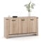IDMarket - Buffet 140 cm Idaho 3 Portes Design Contemporain
