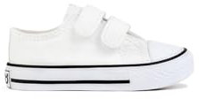 Conguitos Zapatillas de Bebé Clásicas Blanco - Zapatillas Casual para niños cómodas (Blanco/Talla 22)