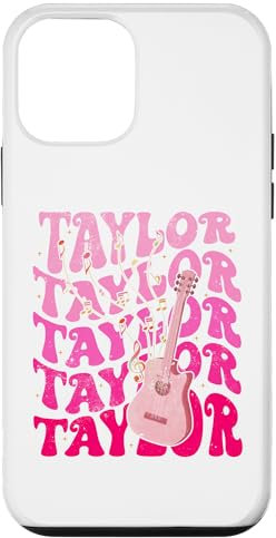 iPhone 12 mini Retro TAYLOR First Name Personalized Guitar Birthday Case