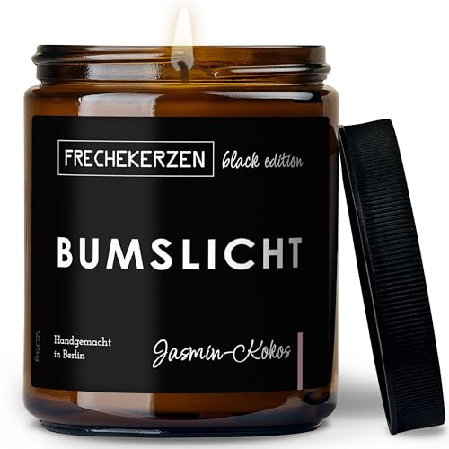 Lustige Duftkerze mit Spruch für Partner | Handgemacht aus Sojawachs | In Geschenkbox | Valentinstag Geburtstagsgeschenk | Ehe Mann, Freund, Frau, Freundin, Verlobte, Jahrestag |Jasmin-Kokos