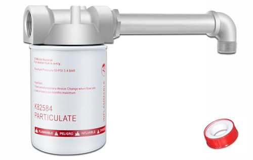 496 Kit filtro serbatoio di trasferimento carburante per benzina e acqua diesel separato 1 NPT 30 micron filtro pompa sostituisce # B10-AL