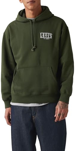 Levi's 38479-0410 Men's Sweatshirts, Serif Logo One Kombu, XL