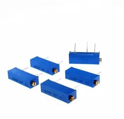 EKFBQBGW 100pcs 3006P 1K 2K 5K 10K 20K 50K 100K 200K 500K 1M 100R 200R 500R Trimmer Potentiometer (200 Ohm)