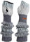 KNIT FACTORY - Remy Gestrickte Armwärmer - Winter Armstulpen - Handgelenkwärmer - Lange Handschuhe - Handstulpen - Damen Handwärmer - Mehrfarbig - Artic Stone - Einheitsgröße