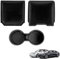 EYPINS 4PCS Central Control Storage Tray for Tesla Model 3 Highland 2024 2025 and Tesla Model Y 2025 Juniper, with Privacy Cover, Flocking Material, Sliding Design, Customized for Tesla Accessories