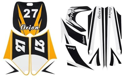 Zubehör Motorradaufkleber Für Kid Minibike Pit Dirt Bike Teile Motorrad Körper Aufkleber Grafiken Aufkleber Verkleidung Full Kit