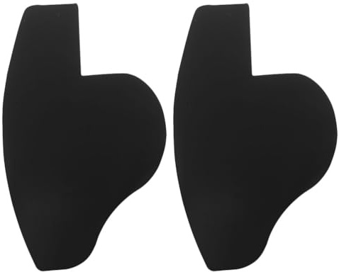 CATIEBYE Carte de Modélisation Barbe et Ligne de Cheveux en Pvc Noir, 2pcs, Pratique et Portable pour Usage Personnel Spray de Fibres Capillaires