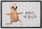 Mr. & Mrs. Panda 40 x 60 cm Fußmatte Faultier Yoga - Geschenk, Gummimatte, Meditation, Schmutzfänger, Schmutzfangmatte, Yogaübungen, Fussmatten,