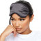 SMUG Schlafmaske für Männer und Frauen aus superweichem Satin | Weich, gesund & tiefer Schlaf | Sleeping Mask reduziert Falten, Augenringe | Hält Licht ab | Schwarz
