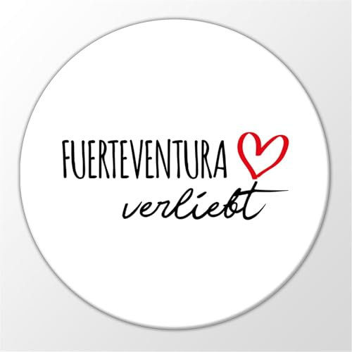 Huuraa Magnet Fuerteventura verliebt Geschenk 59mm Flaschenöffner Fuerteventura Geschenkidee