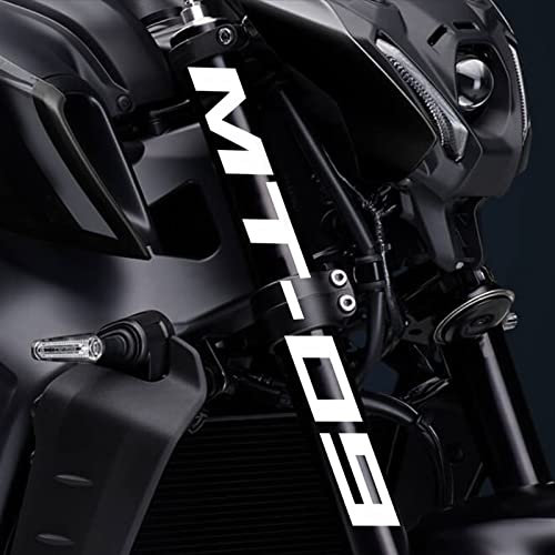 Per Yamaha Mt09 Mt 09 Sp Mt-09 2019 2020 2021 2022 Del Vinile Del Motociclo Adesivi Forcella Decalcomanie Decorare (Color : 09 white)