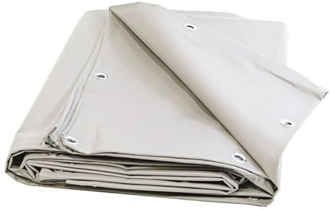 Tecplast Bâche pour Carport Blanche 2x3 m XP640CP - Garantie 10 Ans - Toile PVC étanche pour abri de Voiture - Made in France