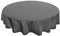 Tischdecke Samba Home, anthrazit, 140 cm rund, Fleckschutz, abwaschbar, für Indoor und Outdoor