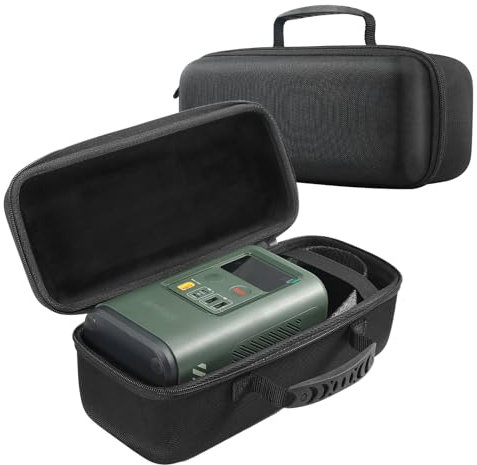 OUKNAK Tragetasche für Anker Power Bank, Eva Harte Reisetasche Box Kompatibel mit Anker Prime Powerbank & SOLIX C200 DC Power Bank Station (für 60000mAh)