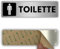 LEIASA | Segnale adesivo Bagno Uomo - 5x18 cm - Spessore 0,8 mm - Alluminio - Cartello Servizi Maschili - Cartello adesivo 3M - Lavabi Uomo