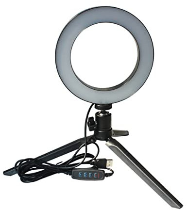 OSALADI Led-ringlicht Zusatzlicht Für Fotografie Und Make-up Stufiger Helligkeitsregelung Softlight-Panel Und Robustem Aluminiumgehäuse Kompatibel Für Selfies Und Videos