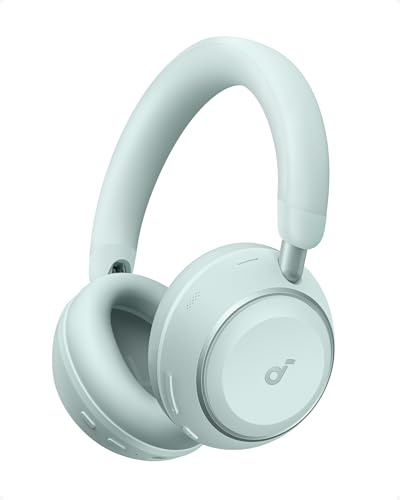 soundcore Anker Space 2, Over-Ear Headphones, Travel-Ready, Bluetooth 6.1 | Active Noise Cancelling, 50H Playtime, LDAC Hi-Res, Dual Connection, Clear Calls, Nap Mode, Wearing Detection, Fast Charging