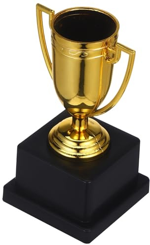 SHINEOFI Coppa in Plastica Piccola per Competizioni Sportive, e Resistente, per Premi in Giochi da Tavolo e attività Scolastiche Riutilizzabile