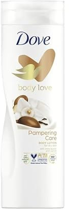 6 x DOVE Pampering Care Bodylotion – Sheabutter und Vanille – für trockene Haut – 250ml