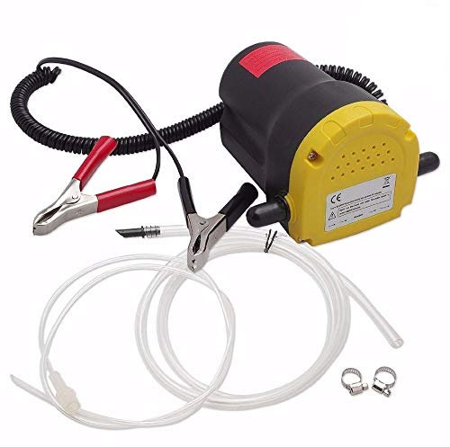 JOMAFA Bomba Extractora de Aceite DC 12V 80W Bomba de transferencia de combustible (no gasolina) y Aceite para Auto, Moto, Quad, furgon