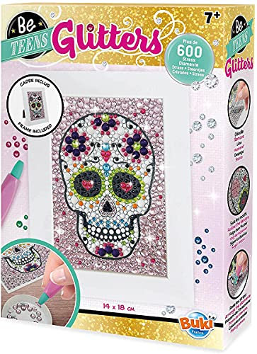 Buki - DP008 - Be teens glitters - totenkopf