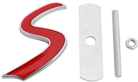 Xuniu 3D Metall S Emblem Gitter Abzeichen Sticker Mini Cooper R50 R52 R53 R56 R57