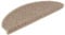 vidaXL Treppenmatten 15 STK., Stufenmatten Selbstklebend, Treppenteppich in Sisal-Optik, Treppenstufenmatte Treppenschutz, 65x21x4cm Sand