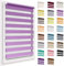Doppelrollo ohne Bohren, 106x150cm Stoffgröße, Duo Rollo Klemmfix, Easyfix, lichtdurchlässig und verdunkelnd, Day&Night, Klemmrollo Sonnenschutzrollo Fensterrollo für Fenster & Türen
