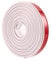 GELUNBIY U-Shape Flexible Self Adhesive Furniture Edge Banding, Soft PTE Edgeband Peel and Stick Veneer, DIY Collapsible Edge Guards, for Cabinet Repair Furniture Restoration (U15mm* 3m,White)