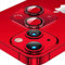 ZoRoll Protector de Pantalla Cámara Lente Compatibile con iPhone 13/13 Mini, Aleación Aluminio Vidrio Templado HD Anti-Scratch 9H Dureza Cámara Protector de Pantalla para iPhone 13/13 Mini - Rojo