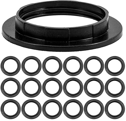 OSALADI Lampe Steckdosenhalter Hängelampen Stücke Lampenschirm Ring Lampenschirm Halter E27 Lichtfassung Ring Halter Ringe Ersatz Lampenschirm Adapter Schwarz Lampenschirme Für 20