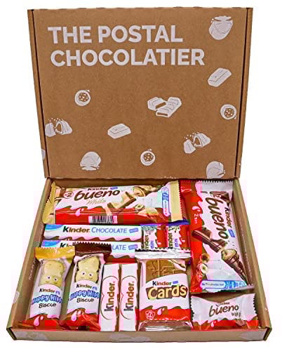 Chocolate Gift Box Hamper, Letter Box Friendly, Perfect for Presents, Surprises and Special Occasions, Bueno, Happy Hippo, Cards, Bueno Mini