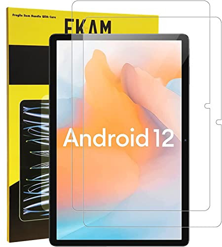 2 Pack Screen Protector Compatible with Blackview Tab 12/ Tab 12 Pro, Dust-Free Premium Tempered Glass Film HD Anti-Scratch for 10.1 Inch
