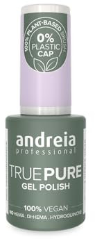 Andreia Professional Hema Free Gel Polish - TRUE PURE 21 Free and 100% Vegan for Sensitive Nails - Semi-Permanent UV LED Soak Off Gel Nail Varnish - Colour T10 Pastel Lavender 10.5ml