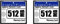 TsoLay 2X 512MB Compact Flash Memory Card per Fotocamera, Macchina Pubblicitaria, Scheda Computer Industriale