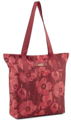 PUMA Core Pop Shopper, Damen Käufer, Intense Red-floral AOP, OSFA - 090647