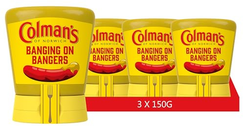 Colman's Original englischer Senf, English Mustard fein gemahlen in der Tube (3 Stück (3 x 150g))