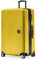 HAUPTSTADTKOFFER Mitte - Großer Hartschalenkoffer, TSA, 4 Rollen, Check-In Gepäck mit 8 cm Volumenerweiterung, 77cm, 130 Liter, Gelb