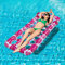 Earnmore Hamac de Piscine, Lot de 2 Flottantes Hamac Lit Flottant Chaise Longue Gonflable 4 -en-1 Bouee Piscine Flottantes Pliable Portable Hamac Flotteur Ultraléger (Rose)