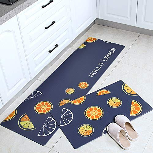 Tappeto Cucina Limone Tappeti Tappeto Cucina Antiscivolo Lavabile Tappetino Tappeti da Cucina Moderno Lungo Microfibra Lavabile in Lavatrice
