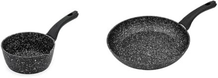 Blackmoor 66120 Classic 16cm Milk Pan/Non-Stick Coating/Cool Touch Handle/Features Unique Pouring & Non Stick Frying Pan 20cm, Induction, Electric & Gas Hob, Egg Frying Pan, 67060