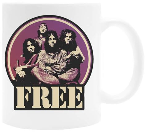 DAMBOTEE Freie Band Hard Rock Weiße Kaffeetasse Aus Keramik