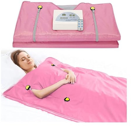Sauna portatile, Coperta for sauna dimagrante professionale, coperta for sauna for riscaldamento dimagrante impermeabile for salone di bellezza for terapia termale domestica(PINK)