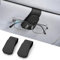 JOYIT 2 Stück Brillenhalter für Auto, Echt Leder Sonnenbrillenhalter Auto, Magnetische Brillenhalterung Auto, Universal Brillenhalter Auto, Ticket-Kartenclip