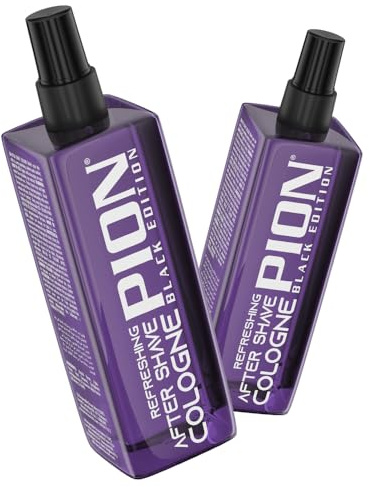 Pion Black Edition PC08 Amethyst After Shave Barber Cologne 390 ml - Erfrischende Eau De Cologne für Herren