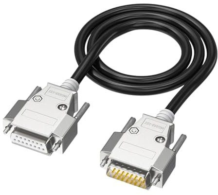 MOIDHSAG DB15 macho hembra cable de datos conectores línea de alambre 26 AWG cable de extensión para cajas registradoras ordenador 1 5 M-30 M longitud