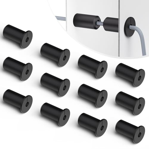 Starlink Wandtüllen, 1,9 cm (3/4 Zoll), Gummi-Wanddurchführungstülle für Starlink Dishy Ethernet-Kabel, 19 mm Durchmesser, Loch, wasserdicht, Starlink-Kabelführungsset für die Organisation von Kabeln