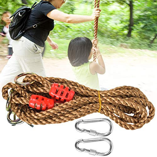 SustVita 300KG Capacity Hanging Straps, Hammock Swing Extension Rope and Portable Swing Accessory for Garden and Tree Swings