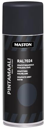 Maston 3667024S Top Coat Spray Paint 400ml 0.4L Satin Graphite Grey RAL7024