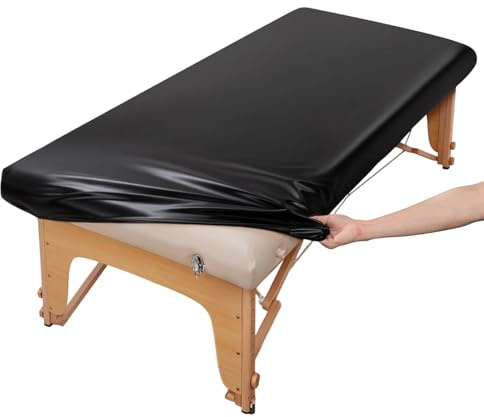 Ölresistenter Bezug, PU Leder Spannbettlaken, Massagetischbezug, Abwischbar Und Leicht Zu Reinigen, Ideal Für Wimpernstudios Und -Behandlungen